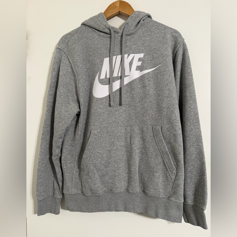 Nike Men's Heather Gray Pullover Hoodie Size Small